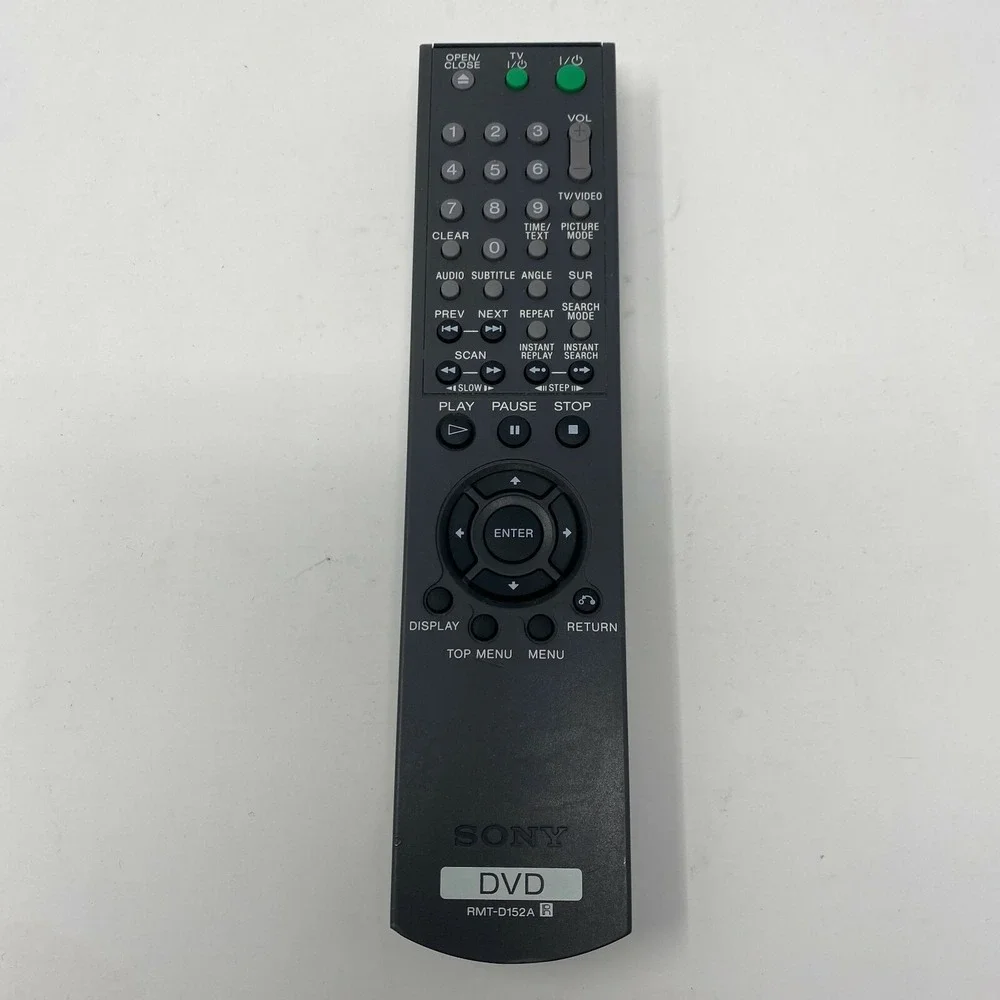 SONY RMT-D152A Remote Control DVP-NS325 DVP-NS325/B DVP-NS355 DVP-K870P Dvpk880p